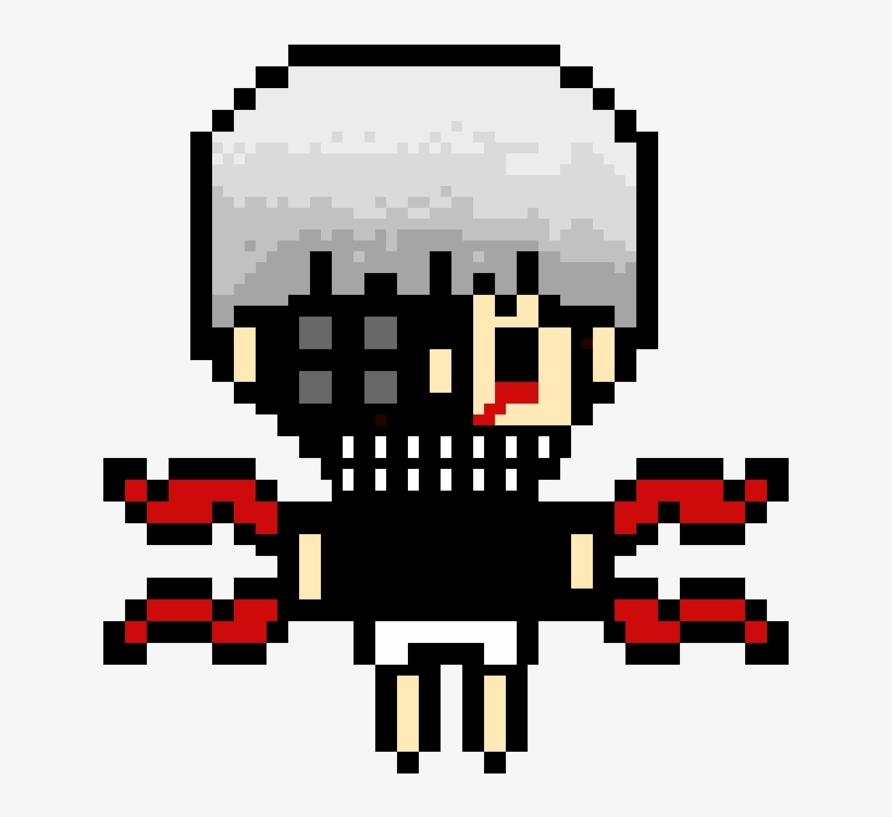 Tokyo Ghoul - Pixel Art, transparent png download
