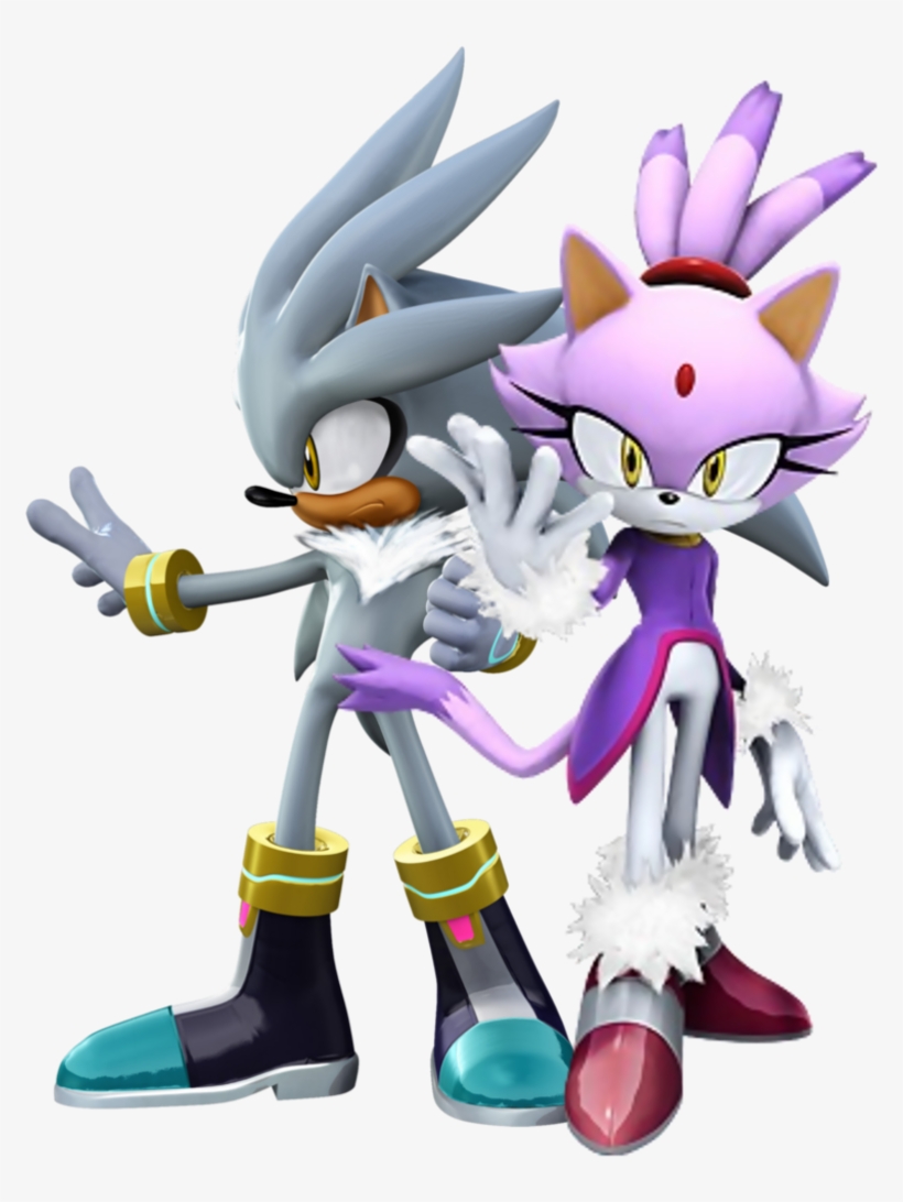 Blaze Silver By Evelynwn-d6ryb34 - Silver The Hedgehog Meme, transparent png download