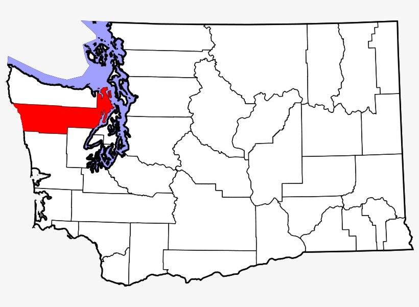 800px-map Of Washington Highlighting Jefferson County - Cities In Jefferson County Washington, transparent png download