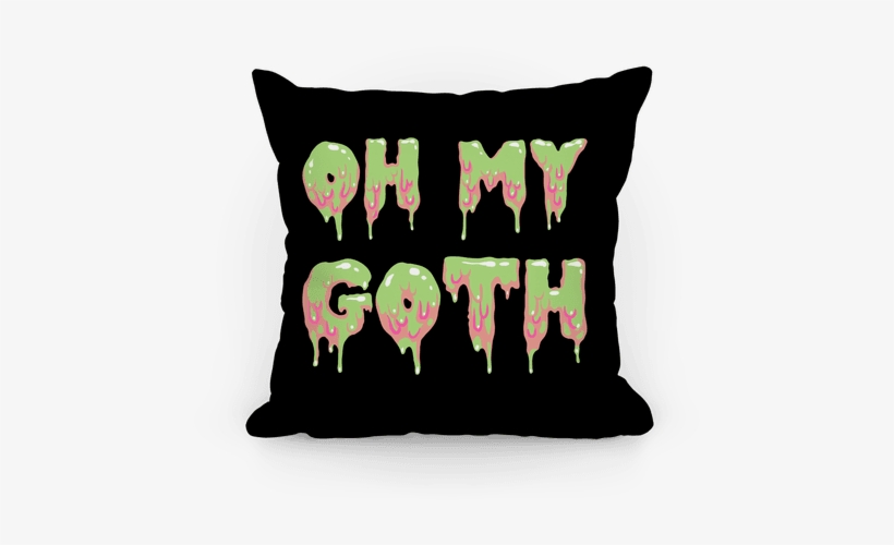 Oh My Goth Pillow - She's Beauty She's Grace She Ll Punch You In The Face, transparent png download