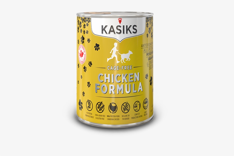 Kasiks Cage-free Chicken Formula For Dogs 12 Cans - Kasiks Canned Dog Food, transparent png download