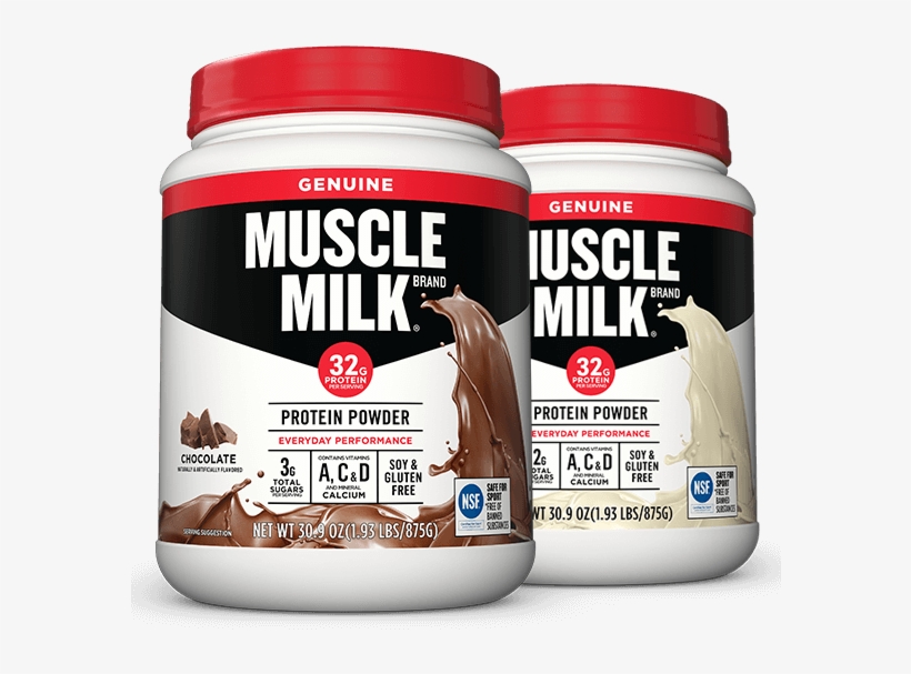 Muscle Milk Genuine Powders Cover - Muscle Milk Protein Cookies And Cream, transparent png download