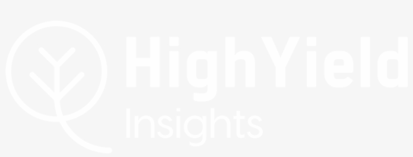 Highyieldinsights White Logo Transparent - Sales Process, transparent png download