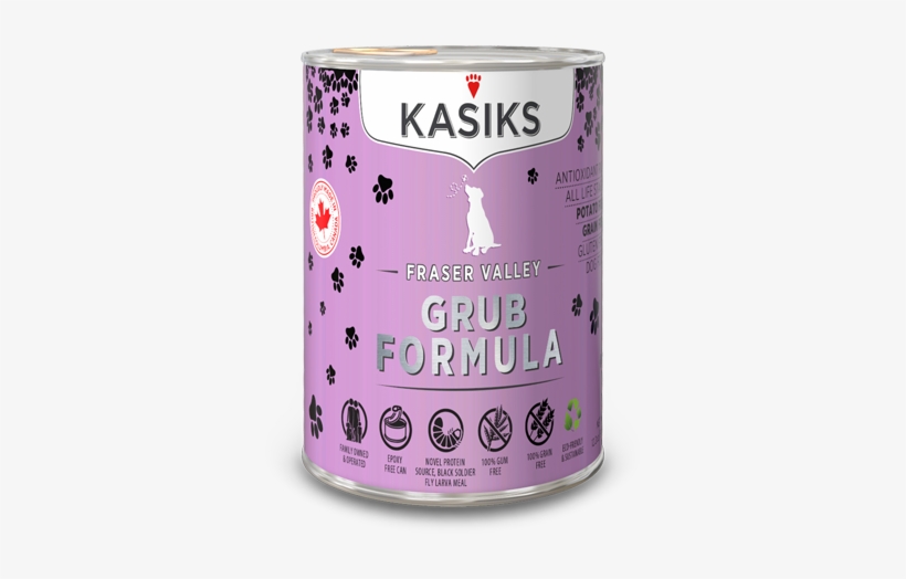 Kasiks Grub Formula 12 Cans - Kasiks Fraser Valley Grub Grain And Gluten Free, transparent png download