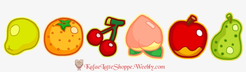 Clipart Library Stock Fruits By Kafae Latte On Deviantart - Animal Crossing Cherry Fruit, transparent png download