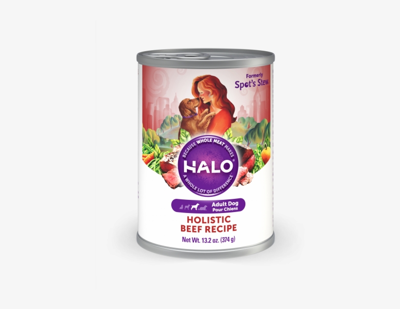 Wet Dog Food - Halo Spot's Stew For Dogs Wholesome Chicken 13.2 Oz, transparent png download