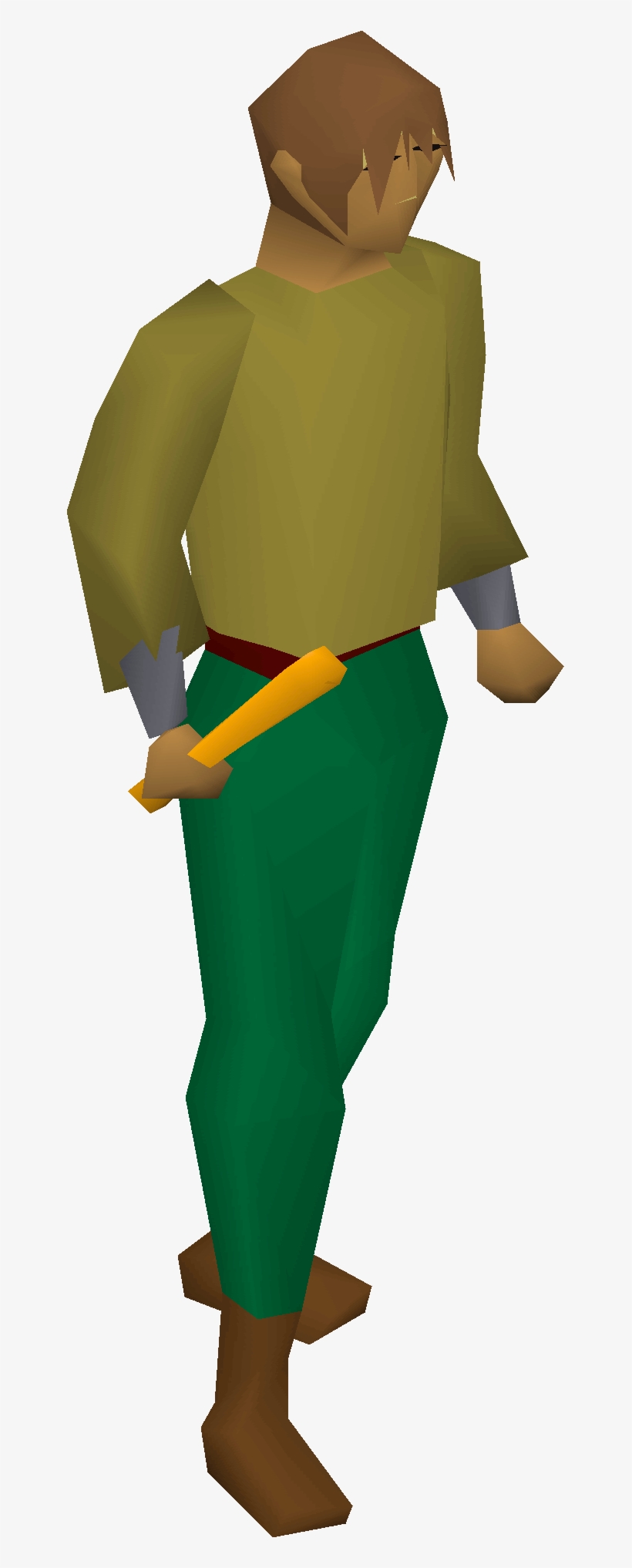 Maple Blackjack Equipped - Old School Runescape, transparent png download