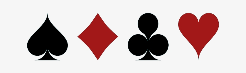 Blackjack Strategy And Smarts - Four Card Suits Symbol Throw Blanket, transparent png download