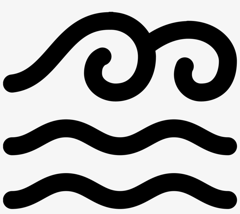 Water Element Icon - Air And Water Icon, transparent png download