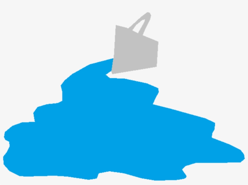 Computer Icons Download Water - Water In Bucket Png, transparent png download