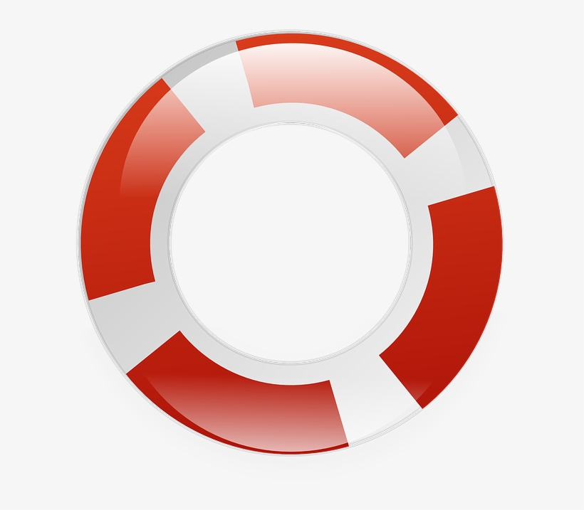 Water, Etiquette, Help, Life, Float, Saver, Icon - Life Preserver Ring Transparent Background, transparent png download