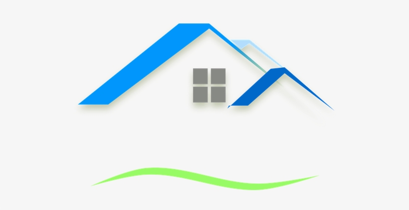 House Roof Blue Country County Home Buildi - Real Estate Clipart Png, transparent png download