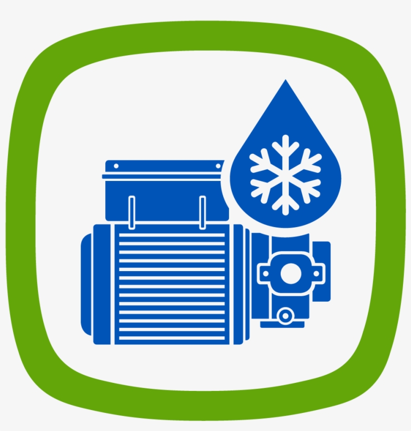 Cooling Pump Icon - Water Pump Motor Icon, transparent png download