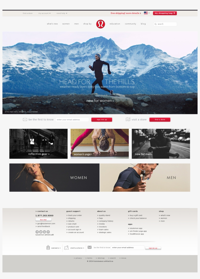 Lululemon Athletica Competitors, Revenue And Employees - Whistler Mountain, transparent png download