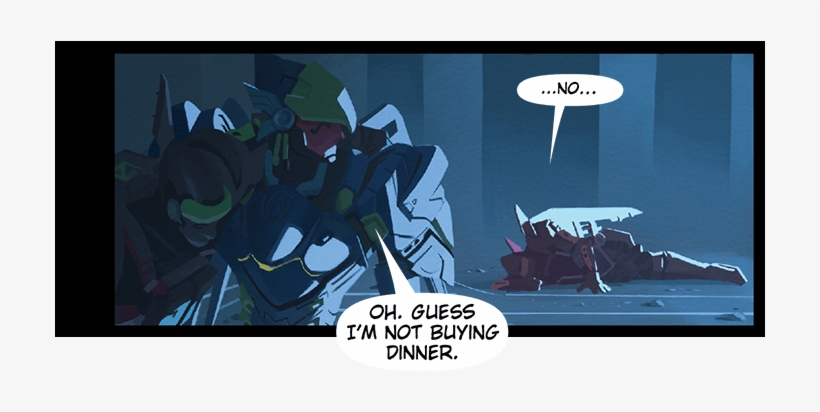 Http - //comic - Playoverwatch - Us/pages/8/8 8 - Pharah And Mercy Comic, transparent png download