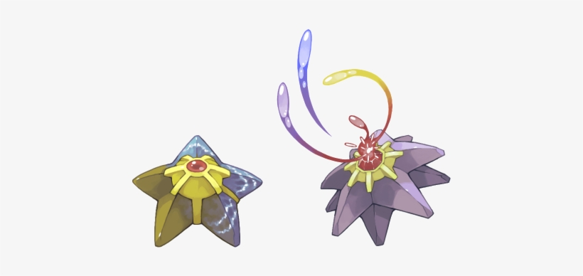 1472512517248 - Staryu And Starmie, transparent png download