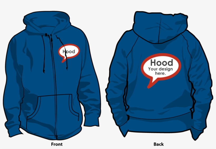 Transparent Stock Best Photos Of Order Form Layout - Zip Hoodie Black Template, transparent png download