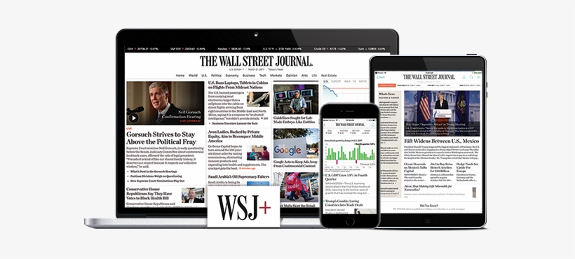 Homepage Takeover Wall Street Journal, transparent png download