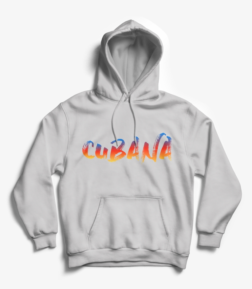 Image Of Cubana Grey & Sunset Pull-over Hoodie - Train Smart Keep It Real, transparent png download