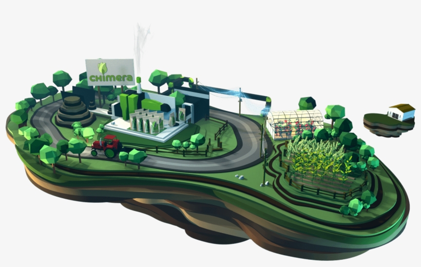 Chimera Plant Eliminates All Smell Emissions To The - Scale Model, transparent png download