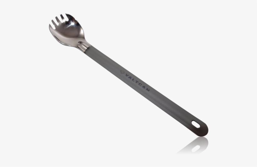 Valtcan Titanium Spork Long Handle Polished Bowl - Ratchet 1 2 Urrea, transparent png download