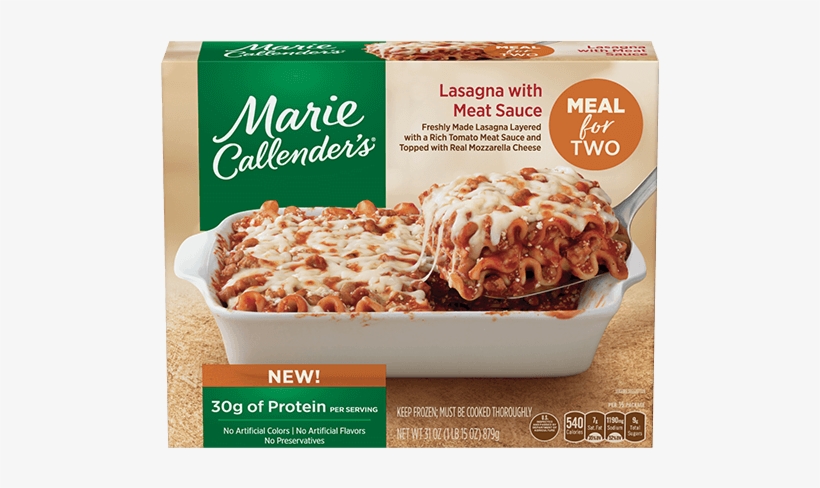 Classic Lasagna With Meat Sauce - Marie Callender Style Creations, transparent png download