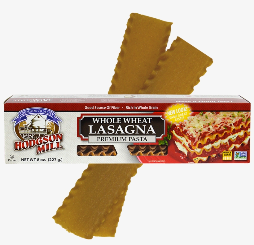 Whole Wheat Lasagna - Whole Wheat Lasagna 8 Oz Box By Hodgson Mill, transparent png download