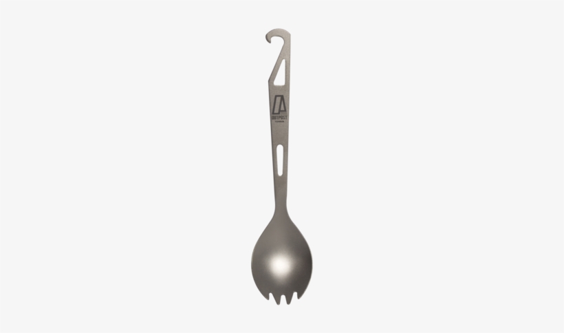Eco Titanium Spork With Bottle Opener - Spoon Rest, transparent png download