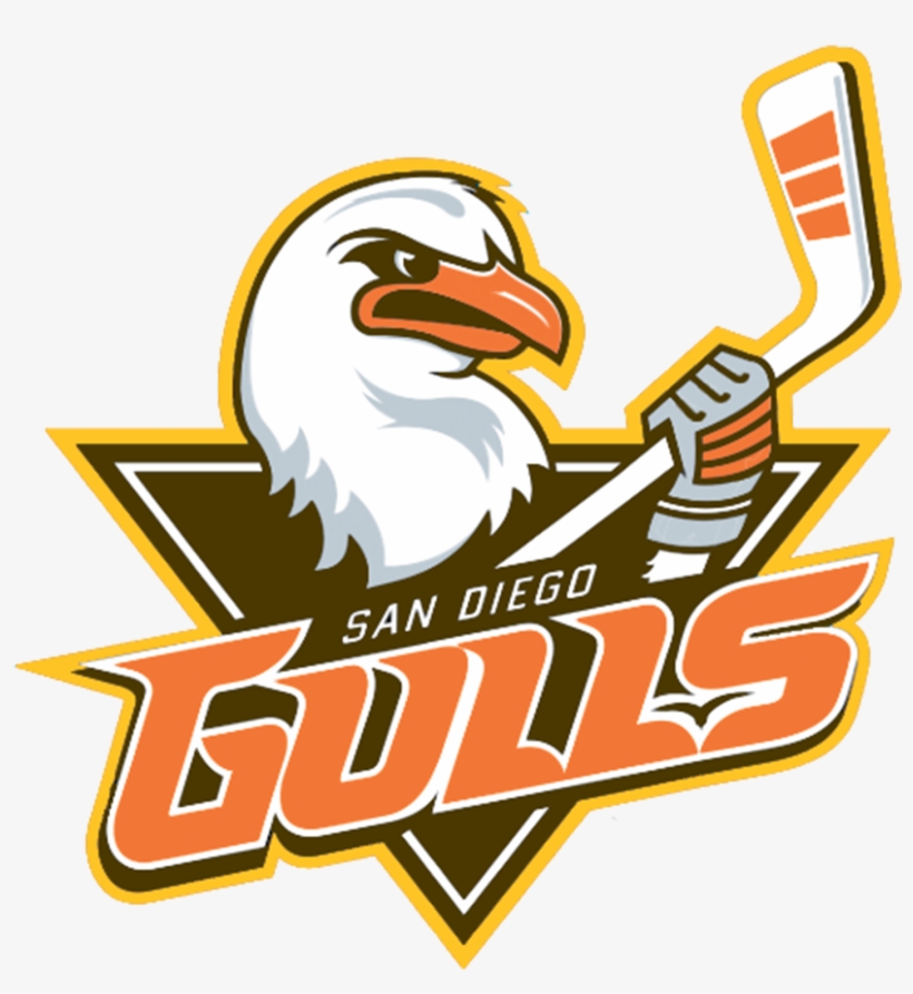 Gulls Padres Themed Logo - San Diego Gulls Flag, transparent png download