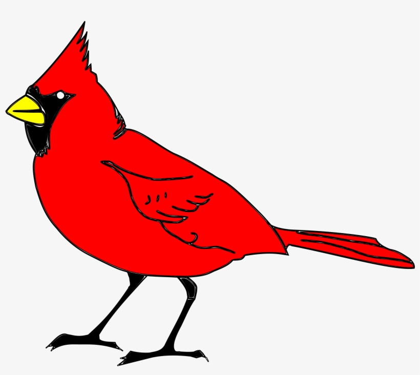 Cardinal Remix 1 Clip Art Free - Bird Clip Art, transparent png download