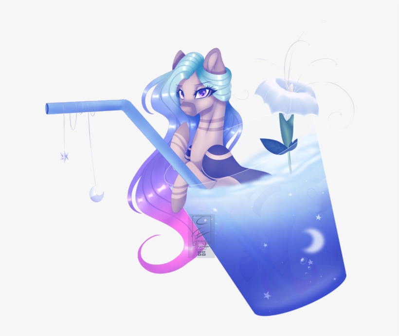 [ych] Moon Flavor Drink By Cyanelwi - Illustration, transparent png download