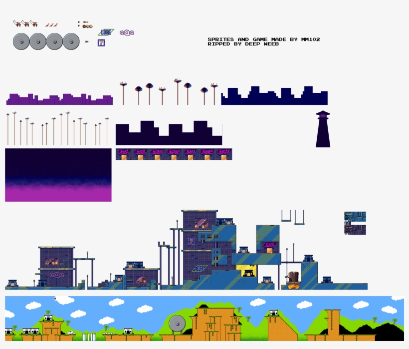 Click For Full Sized Image Levels - 7 Grand Dad Sprites, transparent png download