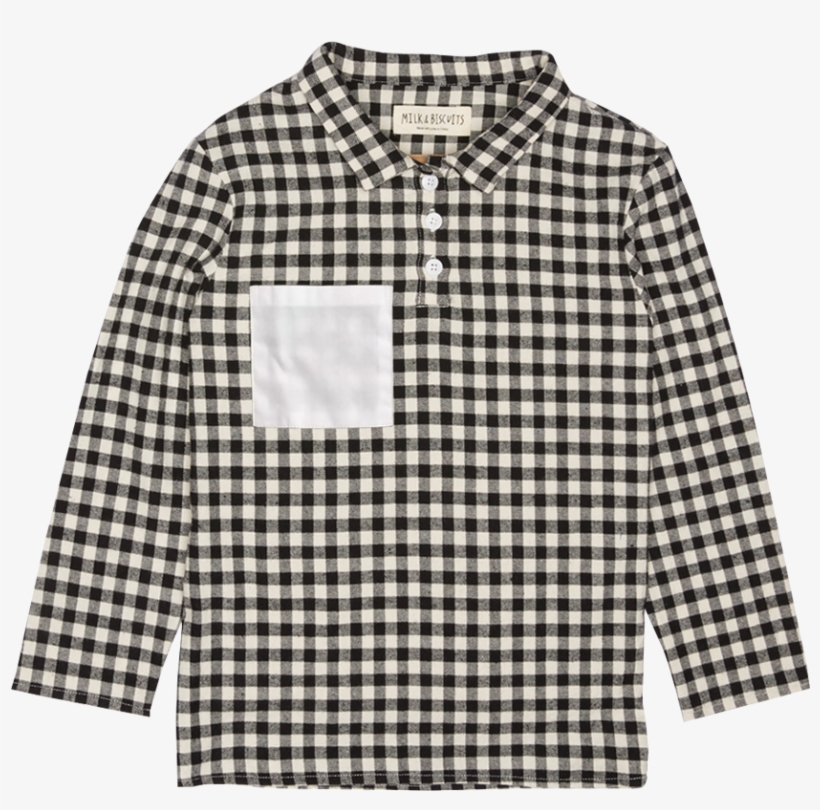 Milk And Biscuits Gingham Granddad Shirt - Shirt, transparent png download