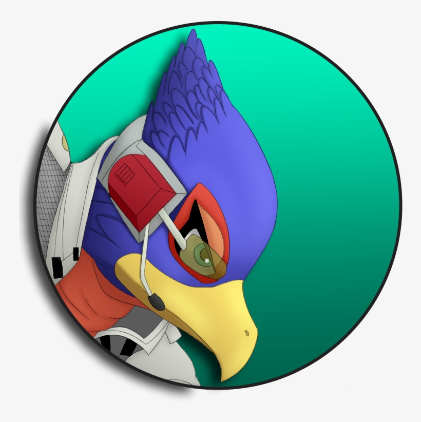 Home / Pin Back Buttons / Star Fox / Falco Pin Back - Green Smiley Face, transparent png download