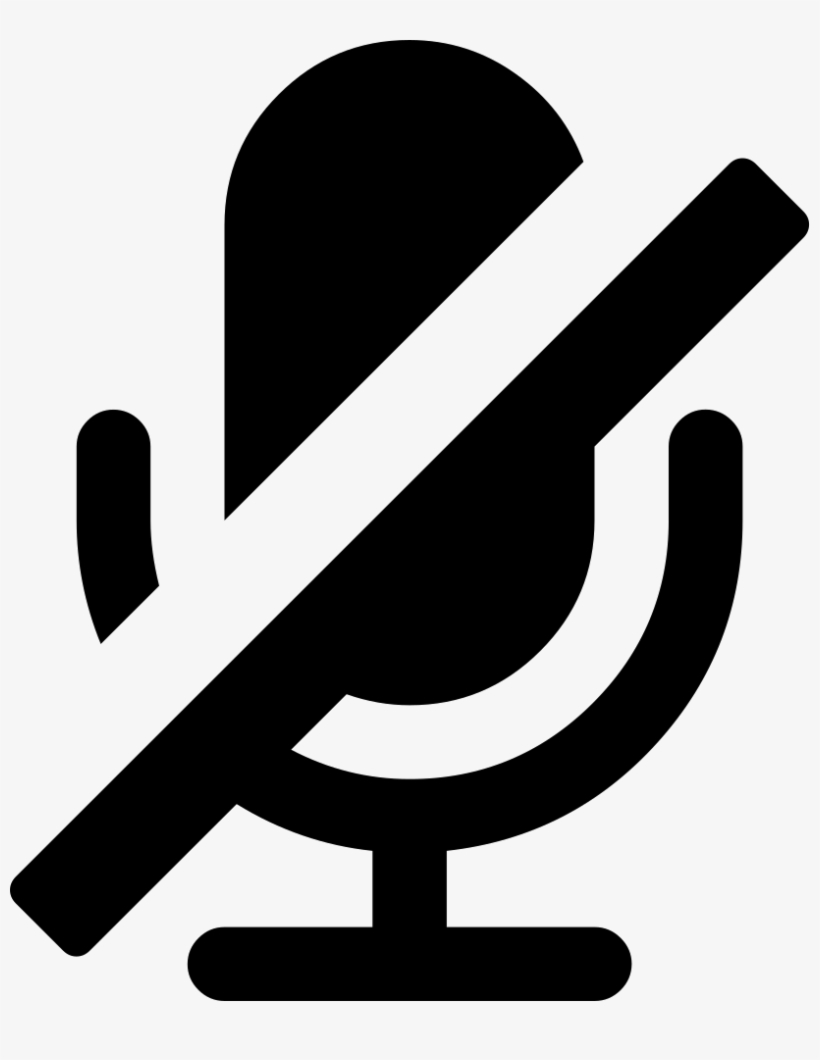Download Microphone Slash Comments Mute Mic Icon Png Png Image Transparent Png Free Download On Seekpng