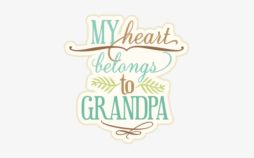Grandpa In A Heart, transparent png download