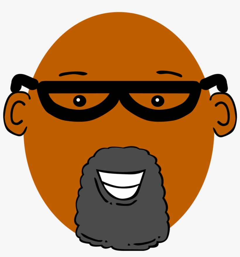 Grandpa With Dark Skin - Dark Skin Clipart, transparent png download