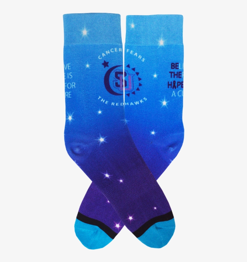 Seattle U Relay For Life Socks - Hockey Sock, transparent png download