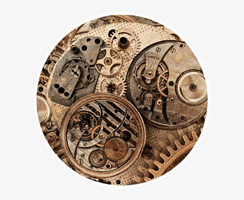 Steampunk - Mechanical Engniring Mural, transparent png download