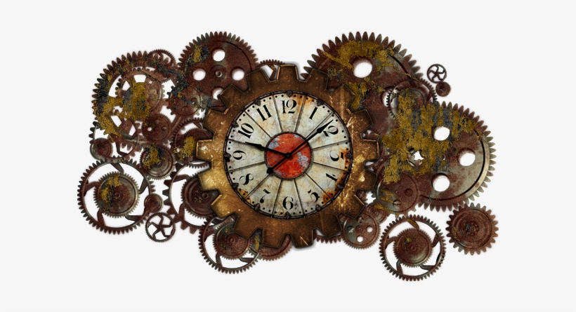 Uttermost Ellsworth 29-in. Wall Clock, Rust Red, transparent png download