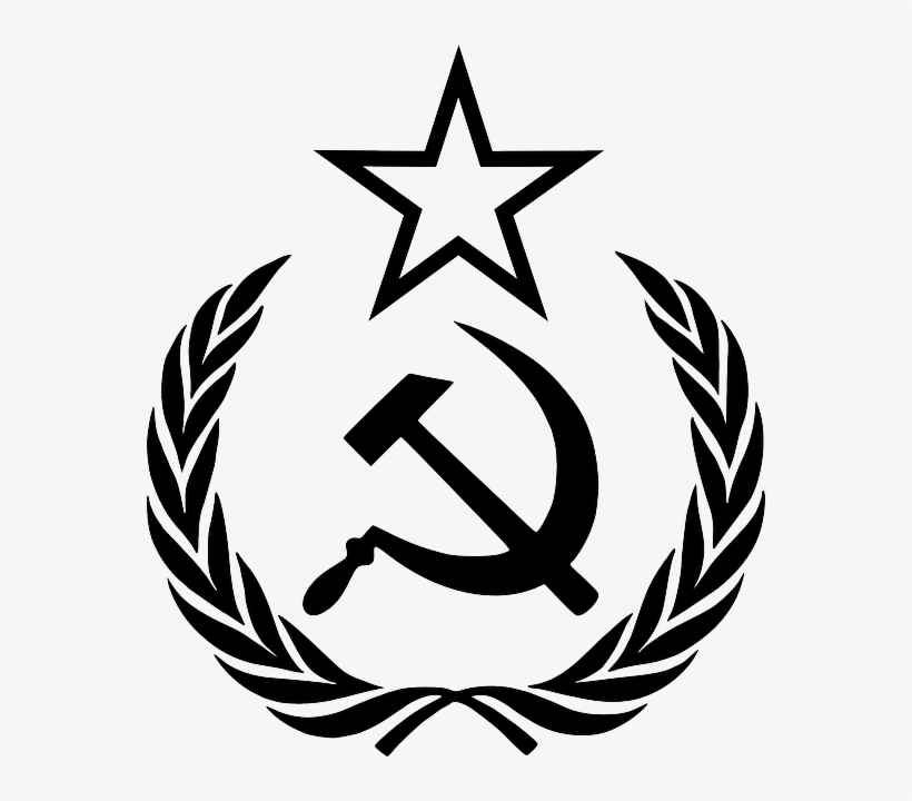 Communism, Hammer, Lenin, Revolution, Sickle, Socialism - Hammer And Sickle Wreath, transparent png download