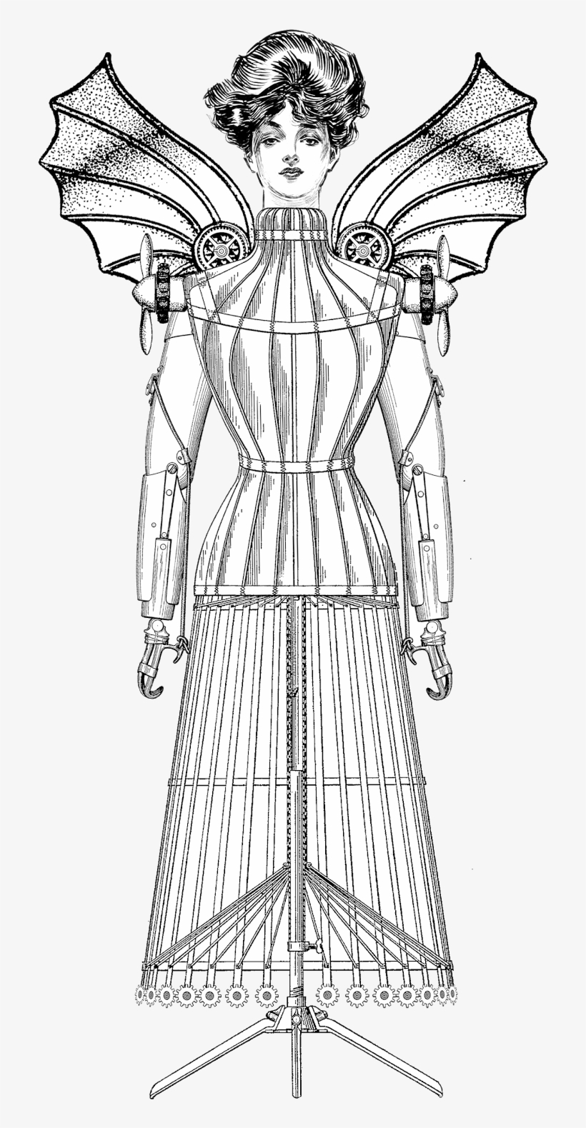 To Download Click On The Picture To Get A Full Size - Poster: Gibson's Portrait Of Gibson Girl, From Drawings, transparent png download