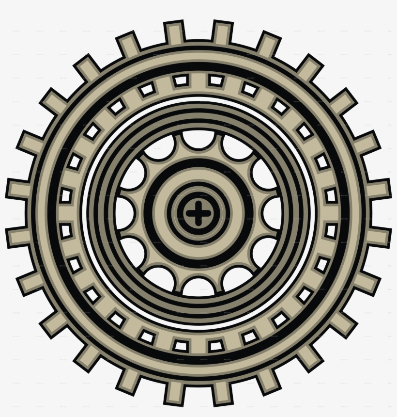 Steampunk Gear Png Photos - Portable Network Graphics, transparent png download