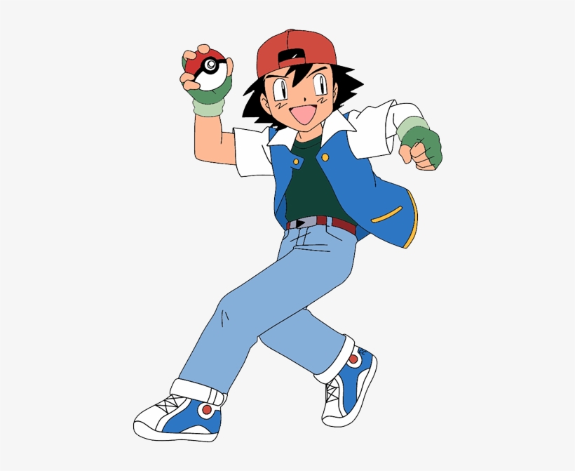 Ash Ketchum Transparent Images - Ash Pokemon Clip Art, transparent png download
