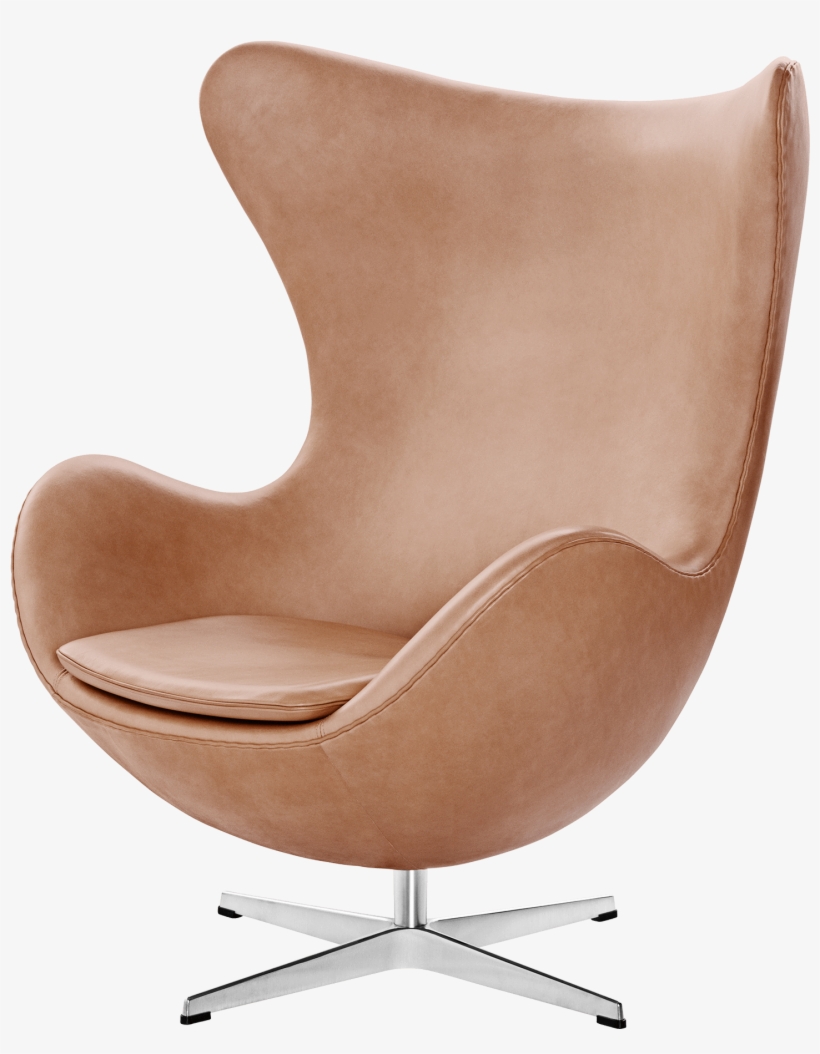 Egg™ - Republic Of Fritz Hansen Egg Easy Chair Rustic Leather, transparent png download