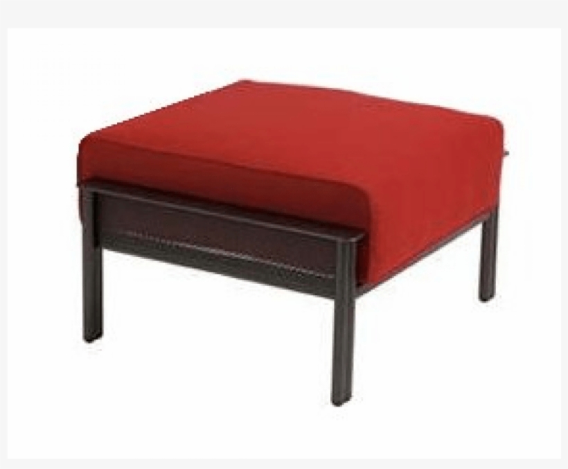 Woodard Jax Wrought Iron Ottoman By Woodard - Ottoman, transparent png download