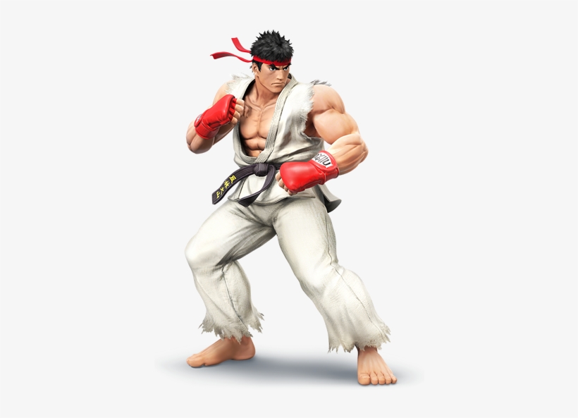 Label - Super Smash Bros. For Nintendo 3ds - Ryu, transparent png download