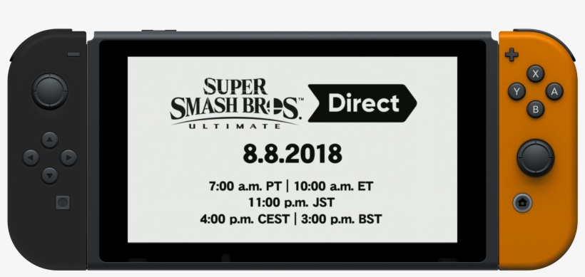 Smash Bros Direct August 8th - Nintendo Switch Joy-con Carging Dock Nintendo Switch, transparent png download