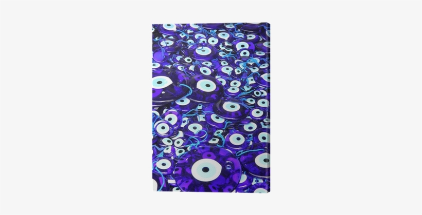 Traditional Turkish Eye-shaped Amulets Canvas Print - Goz Boncugu, transparent png download