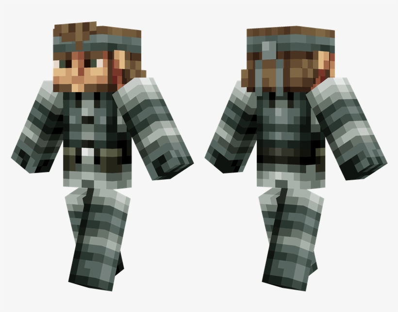 Solid Snake - Solid Snake Mc Skin, transparent png download